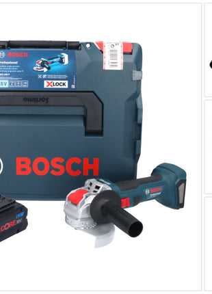 Bosch GWX 18V 7 Professional Akku Winkelschleifer 18 V 125 mm Brushless X LOCK 1x ProCORE Akku 5 5 Ah L Boxx ohne Ladegeraet 0 - toolbrothers