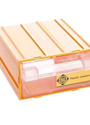FORTE Tools K-30 Aufbewahrungsbox in 13,5x11,2x6 cm, Schubladenbox, Transparent, Kunststoff, mit Schublade, mit Schienensystem kombinierbar ( 000051144831 ) - Toolbrothers