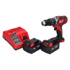 Milwaukee M18 BPD-402 Perceuse à percussion sans fil 60Nm 18V + 2x Batteries 4,0Ah + Chargeur