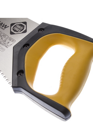 FORTE Tools Scie égoïne 60cm Premium, Scie à main avec poignée ergonomique en caoutchouc, Scie pour bois, stratifiés, etc., avec denture spéciale de groupe Made in Sweden (000051083427)