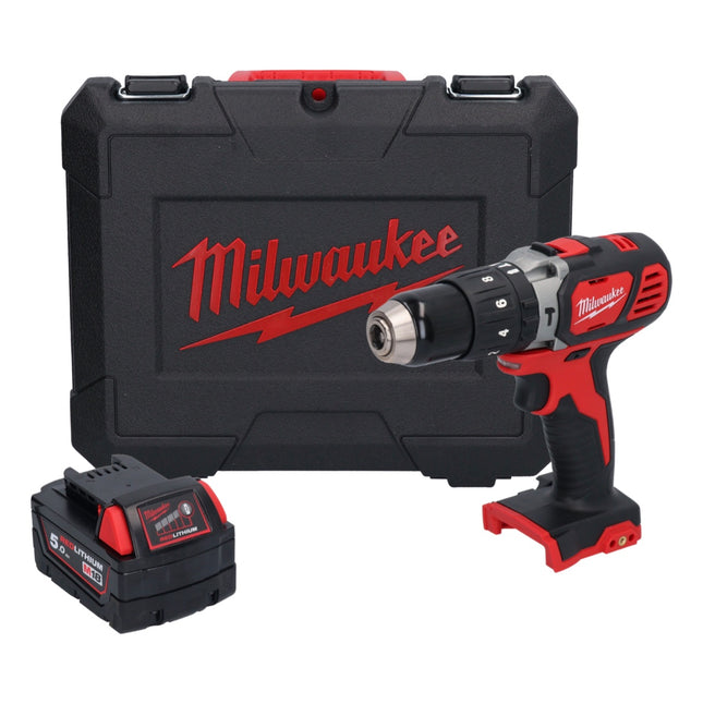 Milwaukee M18 BPD-501C Perceuse à percussion sans fil 60Nm 18V + 1x Batterie 5,0Ah + Coffret - sans chargeur