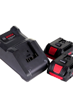 Bosch GSB 18V-55 Professional Perceuse-visseuse à percussion sans fil 55 Nm Brushless 18V + 2x Batteries ProCORE 4,0Ah + Chargeur + Coffret L-Boxx (06019H5304)