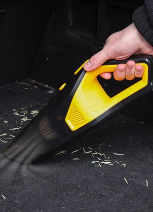 TOUGH MASTER Kabelgebundener Auto-Handstaubsauger 90 Watt, 12V, 5 Aufsätze, Schlauch, Anschlüsse, Bürste, mit auswaschbarem HEPA-Filter (TM-CVC105) - Toolbrothers