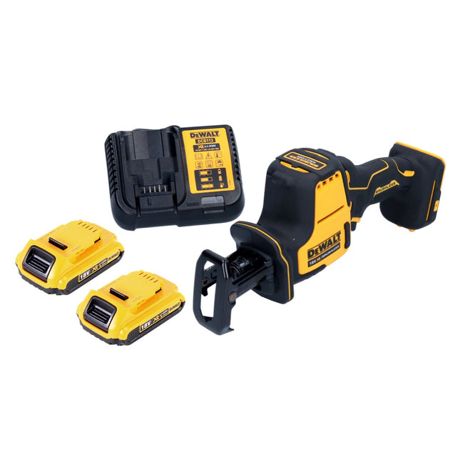 Sega alternativa a batteria DeWalt DCS 369 D2 Sega alternativa a batteria 18 V senza spazzole + 2x batteria 2,0 Ah + caricabatterie