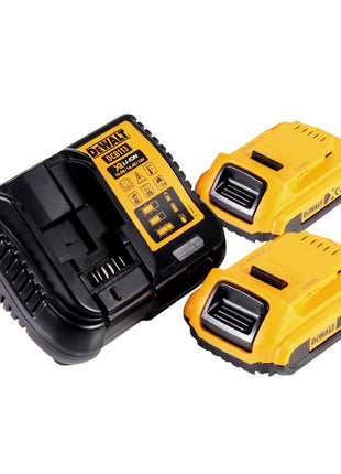 Sega alternativa a batteria DeWalt DCS 369 D2 Sega alternativa a batteria 18 V senza spazzole + 2x batteria 2,0 Ah + caricabatterie