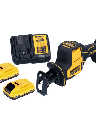 DeWalt DCS 369 L2 Akku Säbelsäge Reciprosäge 18 V Brushless + 2x Akku 3,0 Ah + Ladegerät