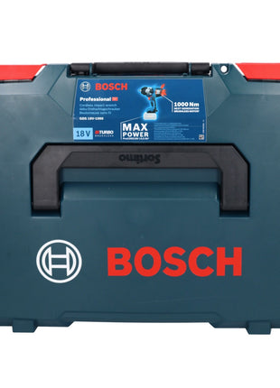 Bosch GDS 18V-1000 Professional Visseuse à chocs sans fil 18 V 1000 Nm BITURBO Brushless + 1x batterie ProCORE 8,0 Ah + chargeur + L-Boxx