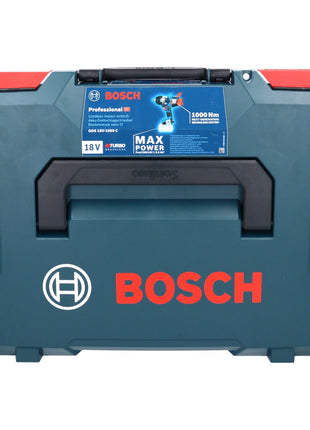 Bosch GDS 18V-1000 C Professional Visseuse à chocs sans fil 18 V 1000 Nm BITURBO Brushless + 1x batterie ProCORe 8,0 Ah + chargeur + GCY 42 Bluetooth Modul + L-Boxx