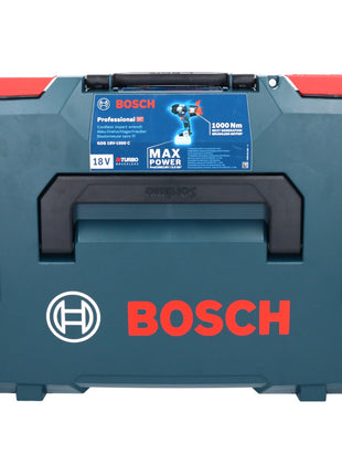Bosch GDS 18V-1000 C Professional Visseuse à chocs sans fil 18 V 1000 Nm BITURBO Brushless + 2x batterie ProCORE 8,0 Ah + chargeur + GCY 42 Bluetooth Modul + L-Boxx ( 06019J8002 )