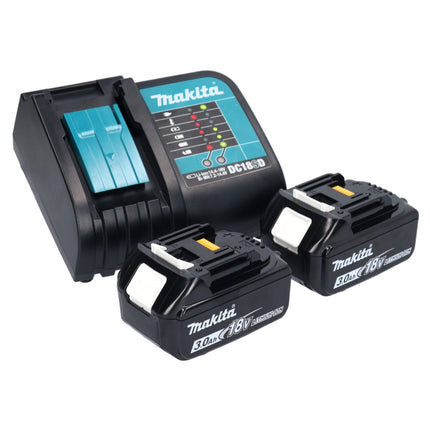 Makita DTD 152 SF2X5 Avvitatore a impulsi a batteria 165 Nm 18V + 2 batterie da 3,0Ah + caricatore + valigetta + set di 101 accessori