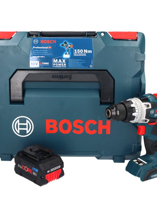 Bosch GSR 18V-150 C Professional Akku Bohrschrauber 18 V 150 Nm Biturbo Brushless + 1x ProCORE Akku 8,0 Ah + L-Boxx - ohne Ladegerät
