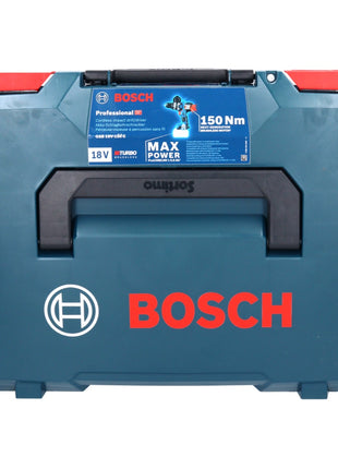 Bosch GSB 18V-150 C Professional Akku Schlagbohrschrauber 18 V 150 Nm Biturbo Brushless + 2x ProCORE Akku 4,0 Ah + Ladegerät + L-Boxx