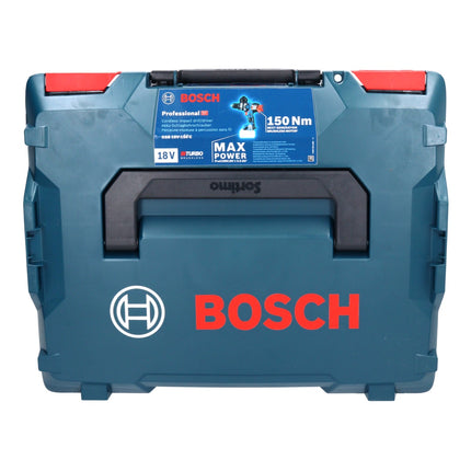 Bosch GSB 18V-150 C Perceuse-visseuse à percussion sans fil Professional 18 V 150 Nm Biturbo Brushless + 2x Batteries ProCORE 4,0 Ah + Chargeur + L-Boxx