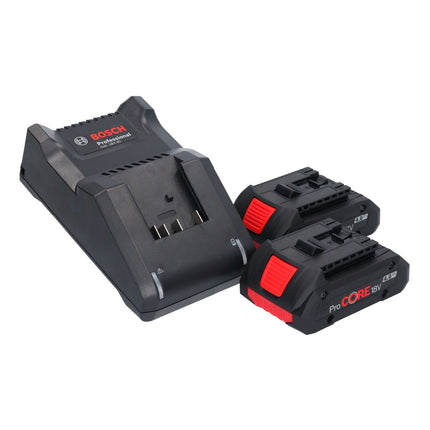 Bosch GSB 18V-150 C Perceuse-visseuse à percussion sans fil Professional 18 V 150 Nm Biturbo Brushless + 2x Batteries ProCORE 4,0 Ah + Chargeur + L-Boxx