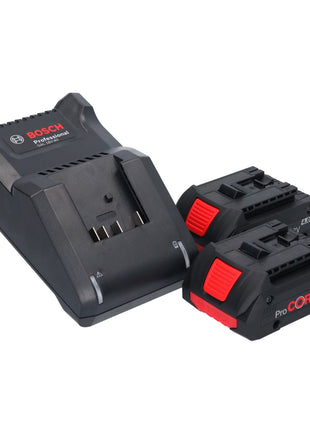 Bosch GWS 18V-7 Professional Akku Winkelschleifer 18 V 125 mm 22,23 mm Brushless + 2x ProCORE Akku 4,0 Ah + Ladegerät + L-Boxx