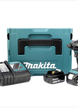 Makita DTD 129 RMJ 18 V Akku Schlagschrauber im MAKPAC inkl. 2x BL1840 B Akku + DC18RC Ladegerät - Toolbrothers