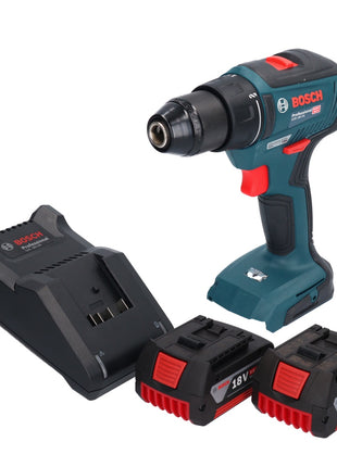 Bosch GSR 18V-55 Professional cordless drill driver 18 V 55 Nm brushless + 2x rechargeable battery 5.0 Ah + charger