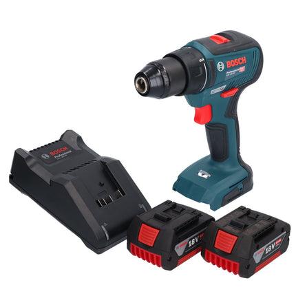 Bosch GSR Perceuse-visseuse sans fil 18V-55 Professional 18 V 55 Nm brushless + 2x Batteries 5,0 Ah + Chargeur