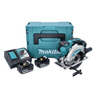 Makita DSS 610 RFJ cordless circular saw 18 V 165 mm + 2x rechargeable battery 3.0 Ah + charger + Makpac