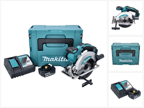 Makita DSS 610 RM1J Cordless circular saw 18 V 165 mm + 1x battery 4.0 Ah + charger + Makpac