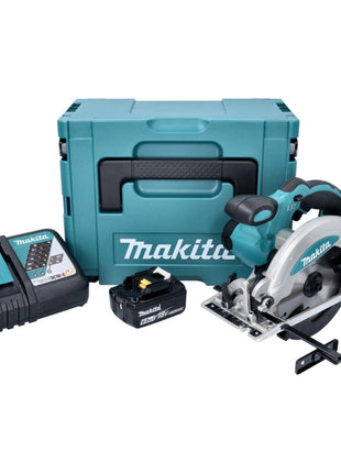 Makita DSS 610 RG1J Cordless circular saw 18 V 165 mm + 1x rechargeable battery 6.0 Ah + charger + Makpac