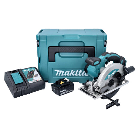Makita DSS 610 RG1J Cordless circular saw 18 V 165 mm + 1x rechargeable battery 6.0 Ah + charger + Makpac