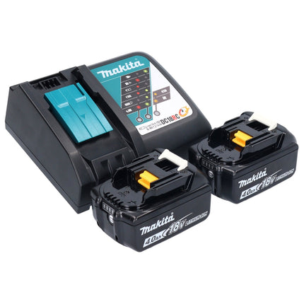 Makita DSS 610 RM scie circulaire sans fil 18 V 165 mm + 2x batterie 4,0 Ah + chargeur