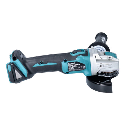 Smerigliatrice angolare a batteria Makita DGA 521 ZX1 18 V 125 mm X-LOCK Brushless Solo - senza batteria, senza caricabatterie