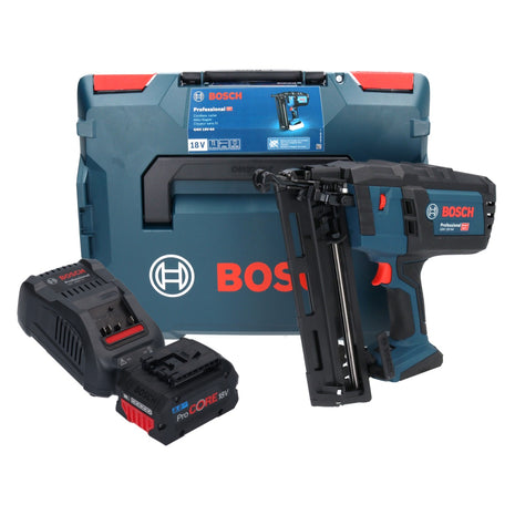 Bosch GNH 18V-64 Cordless nailer 18 V 64 mm 1.6 mm + 1x ProCORE battery 8.0 Ah + charger + L-Boxx