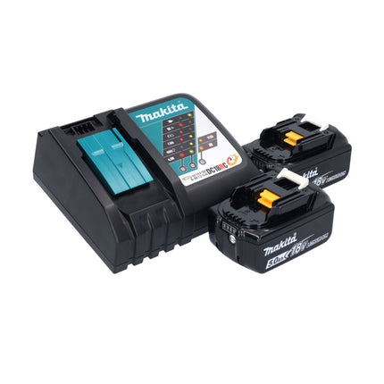 Ventilatore a batteria Makita DCF 203 RT 14,4 V - 18 V + 2x batterie 5,0 Ah + caricabatterie
