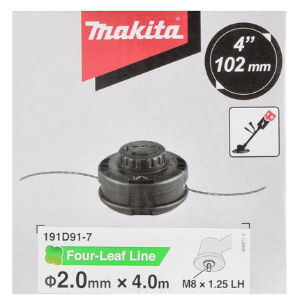Makita 2 teste filettate Tap&Go 2,0 mm 2 pezzi ( 2x 191D91-7 ) per tagliaerba a batteria 18 V DUR 187 e DUR 188