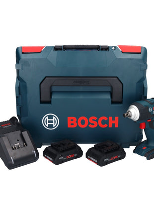 Bosch GDS 18V-300  Akku Schlagschrauber 18 V 300 Nm 1/2" Brushless ( 06019D8202 ) + 2x ProCORE Akku 4,0 Ah + Ladegerät + L-Boxx - Toolbrothers