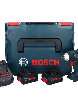 Bosch GDS 18V-300  Akku Schlagschrauber 18 V 300 Nm 1/2" Brushless + 2x ProCORE Akku 8,0 Ah + Ladegerät + L-Boxx