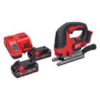 Milwaukee M18 BJS-302 Cordless Jigsaw 18V + 2x Batteries 3.0 Ah + Charger