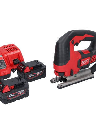 Wyrzynarka akumulatorowa Milwaukee M18 BJS-402 18 V + 2x akumulator 4,0 Ah + ładowarka