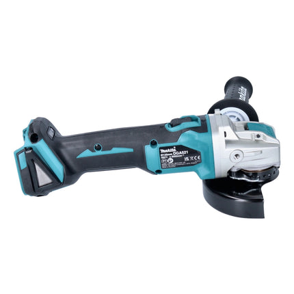 Makita DGA 521 RMX1 Meuleuse d'angle sans fil 18 V 125 mm X-LOCK Brushless + 2x batterie 4,0 Ah + chargeur