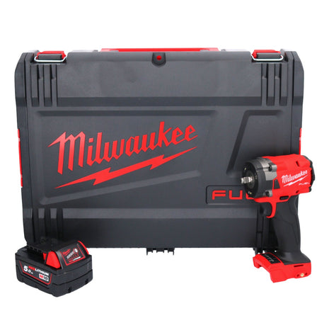 Milwaukee M18 FIW2F38-501X Avvitatore a impulsi a batteria 18 V 339 Nm 3/8 " Brushless + 1x batteria 5,0 Ah + scatola HD - senza caricabatteria