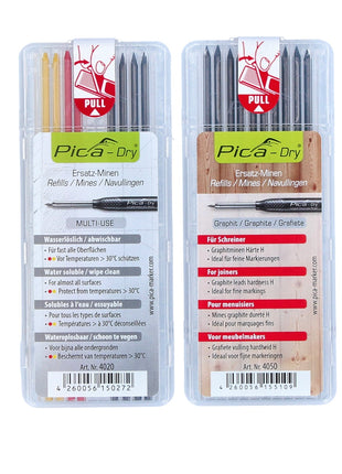Pica Marker Pica Dry Longlife Automatic Pencil + 18 Replacement Refills (3097)