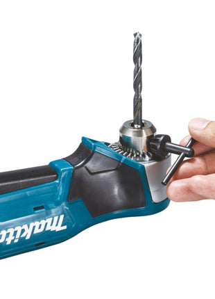 Makita DA 332 DSYJ perceuse d'angle sans fil 12 V puissance de perçage max. 12 mm + 2x batterie rechargeable 1,5 Ah + chargeur + Makpac