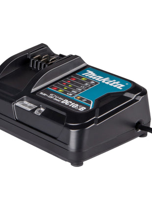 Makita DA 332 DSYJ perceuse d'angle sans fil 12 V puissance de perçage max. 12 mm + 2x batterie rechargeable 1,5 Ah + chargeur + Makpac