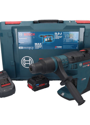Bosch GBH 18V-40 C Professional Cordless Rotary Hammer 9.0 J 18V - SDS max - BITURBO Brushless + 1x ProCORE Battery 8.0 Ah + Charger + XL-BOXX Case