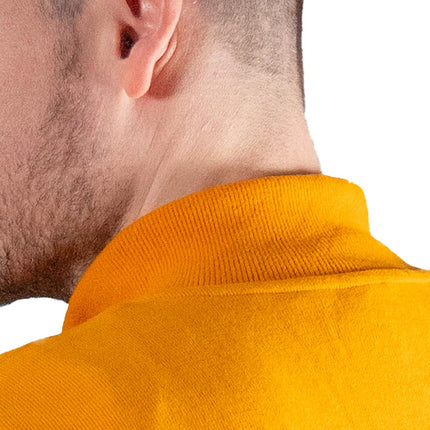 Toolbrothers Quarter-Zip Sweatshirt Casual Fit - AUTUMN COLLECTION Farbe Saffron Orange Größe M