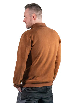 Toolbrothers Quart de pull-over zippé Casual Fit - AUTUMN COLLECTION Farbe Concrete Grey Gre S