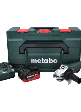 Metabo W 18 L 9-125 Quick Akku Winkelschleifer 18 V 125 mm + 1x Akku 5,5 Ah + Ladegerät + metaBOX - Toolbrothers