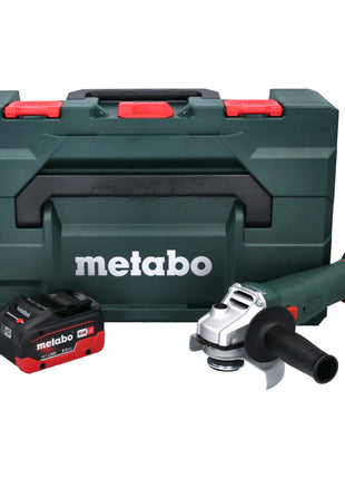 Metabo W 18 L 9-125 Quick Akku Winkelschleifer 18 V 125 mm + 1x Akku 8,0 Ah + metaBOX - ohne Ladegerät - Toolbrothers