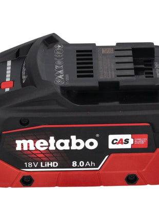 Metabo W 18 L 9-125 Quick Akku Winkelschleifer 18 V 125 mm + 1x Akku 8,0 Ah + metaBOX - ohne Ladegerät - Toolbrothers