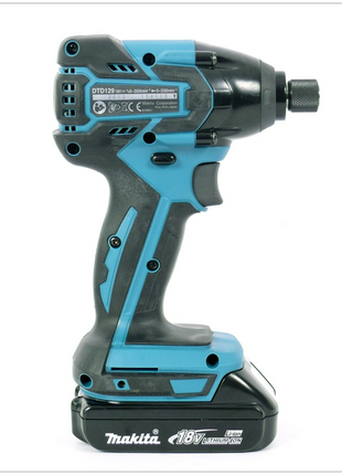 Makita DTD 129 Y1J Akku-Schlagschrauber 18 V im MAKPAC mit 1x Akku 1,5 Ah, ohne Ladegerät - Toolbrothers