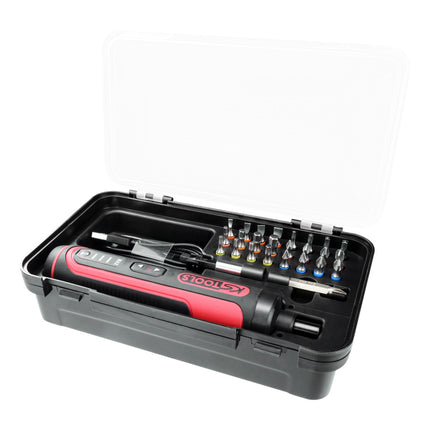 KS Tools Adventskalender „Stahl statt Schokolade“ mit Akku Stabschrauber Satz und Torsions Bit Set 27 tlg. ( 999.3333 )