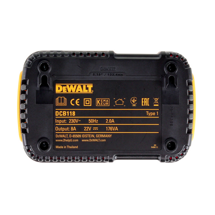 DeWalt Starter Set 54V / 18V - 2x Batterie da 9,0 Ah + Caricabatterie DCB 118 X2 FlexVolt