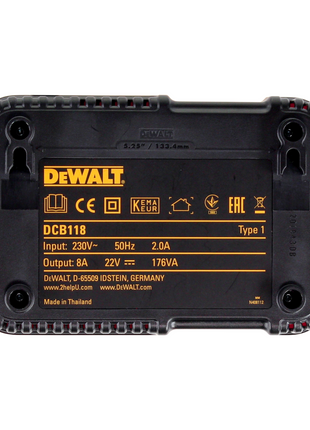 DeWalt DCB 118 XR FlexVolt 54 V / 18 V Caricatore rapido